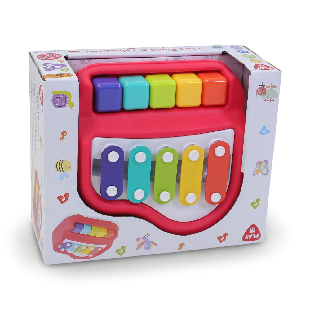 PlayGo Play Right بيانو وإكسيليفون 2 في 1