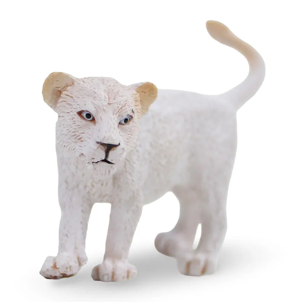 CollectA White Lion Cub Figurine - Toys