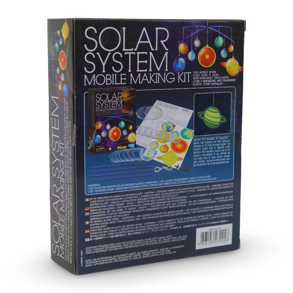 4M KidzLabs Solar System Mobile Making Kit