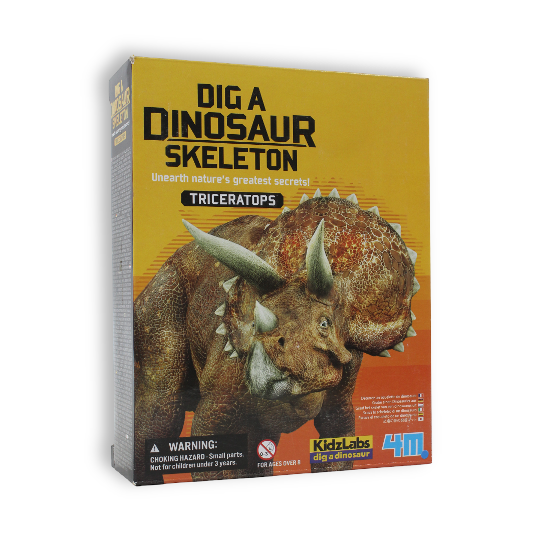4M KidzLabs Dig a Dinosaur Skeleton (Triceratops)