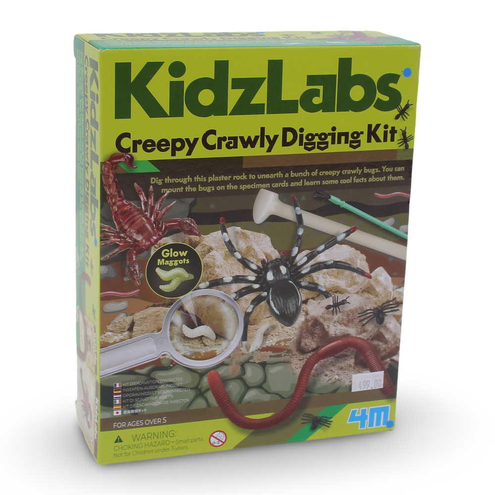 4M KidzLabs Creepy Crawly Digging Kit - Toys