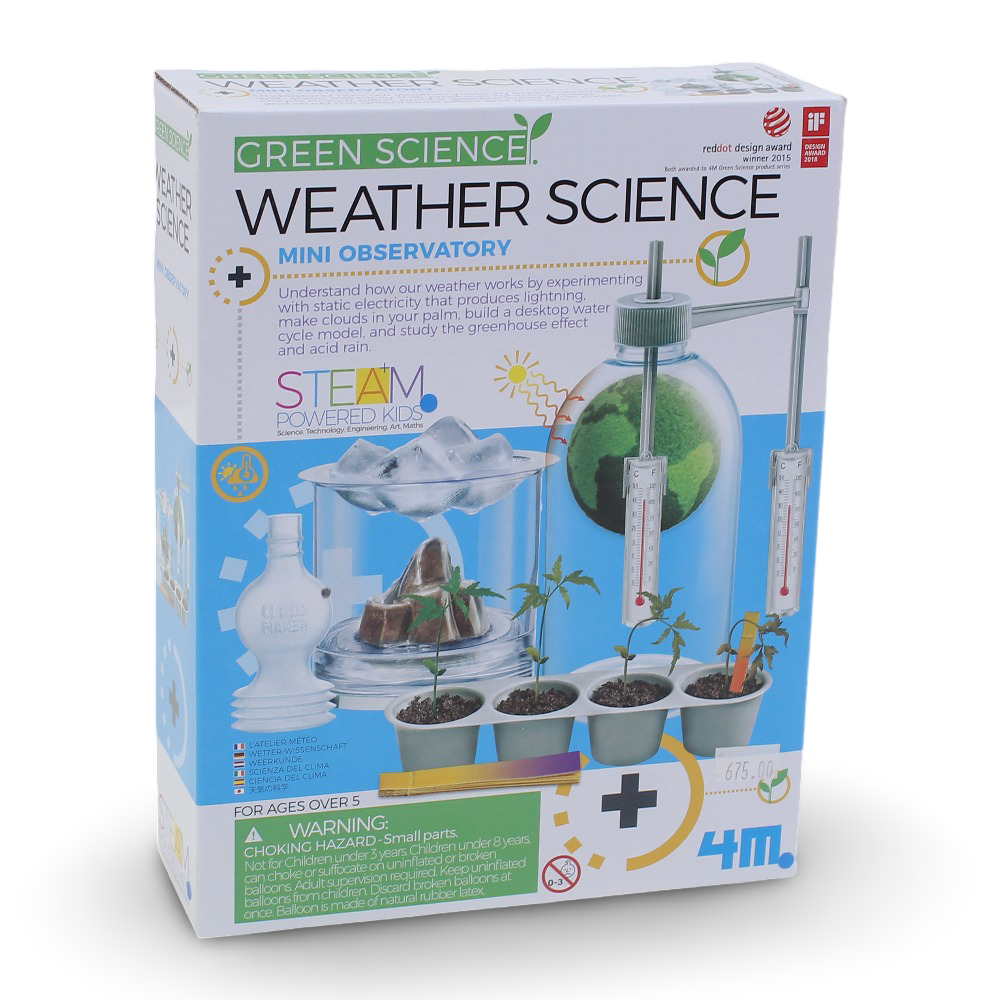 4M Green Science Weather Science Mini Observatory - Toys