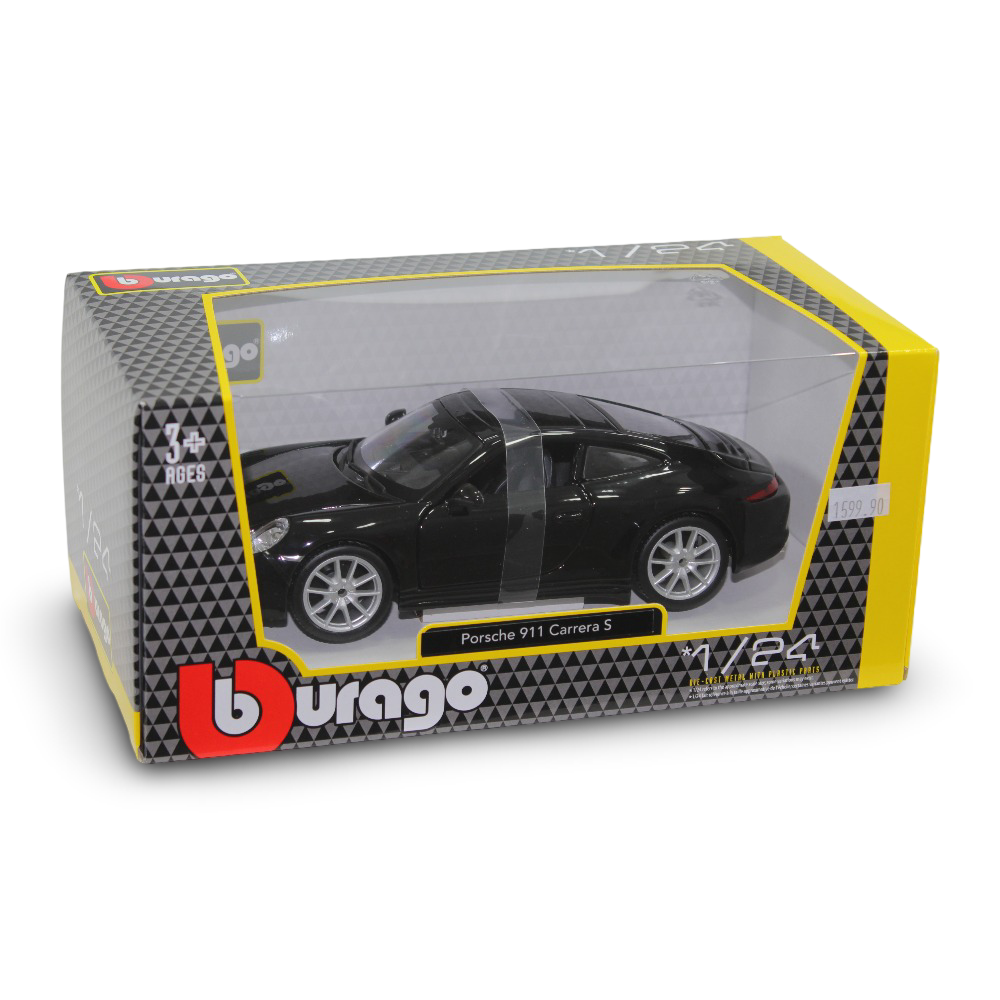 Bburago Porsche 911 Carrera S Die-Cast Car – 1:24 Scale - Toys
