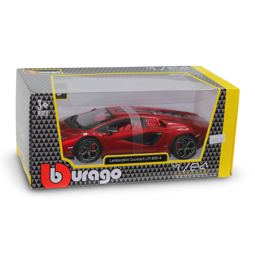 Bburago Lamborghini Countach LPI 800-4 Die-Cast Car – 1:24 Scale - Toys