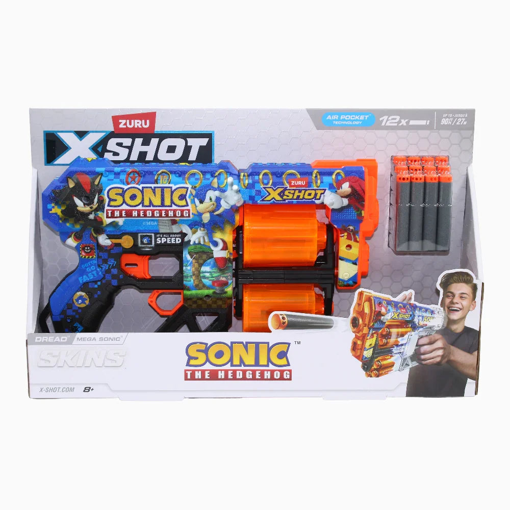 X-Shot Skins Dread Sonic the Hedgehog Blaster