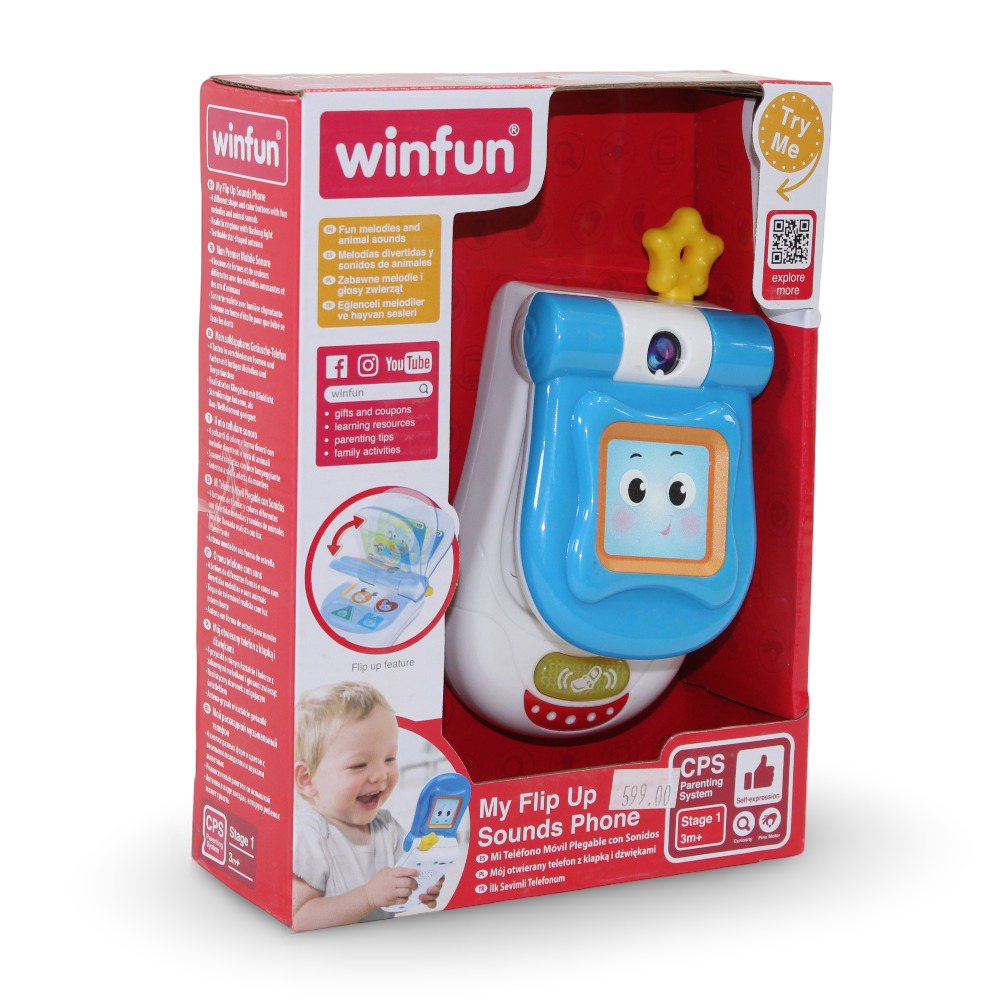 WinFun My Flip up Sound Phone