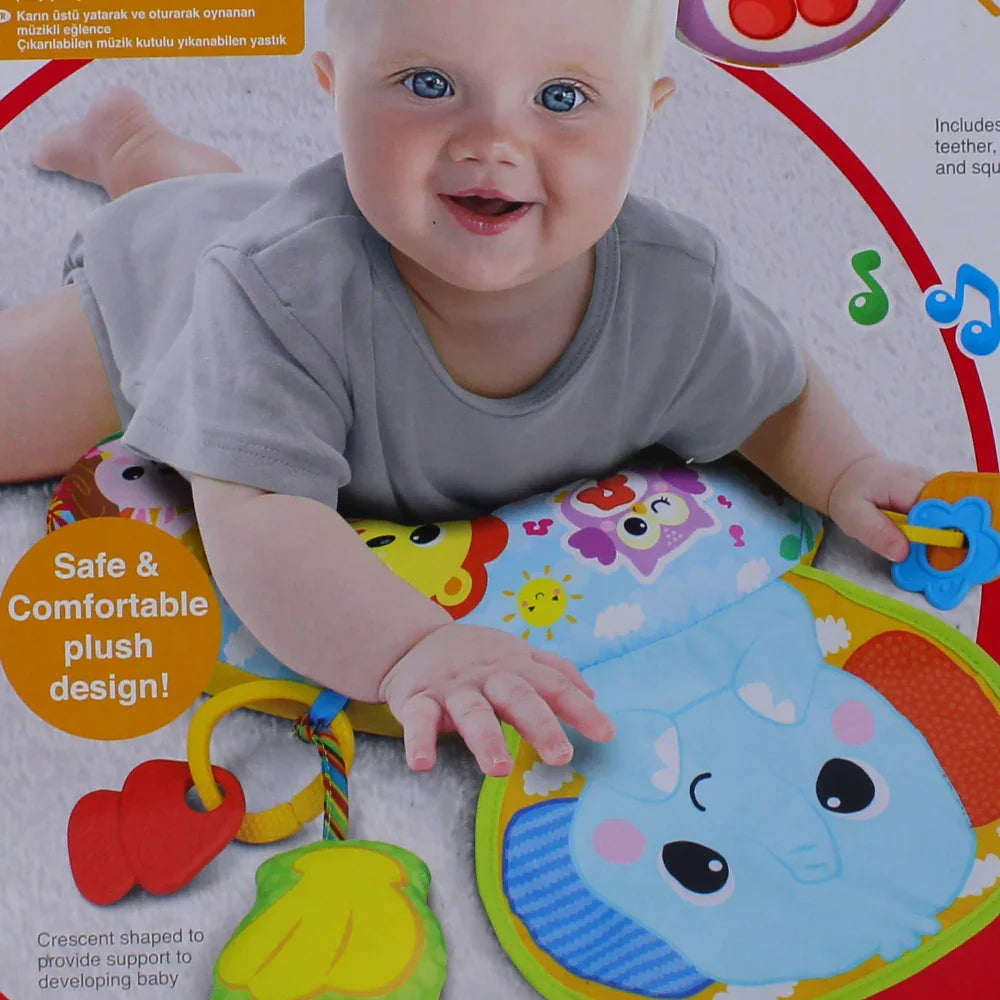 WinFun Jungle Fun Tummy Time Pillow – Elephant