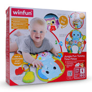 WinFun Jungle Fun Tummy Time Pillow – Elephant