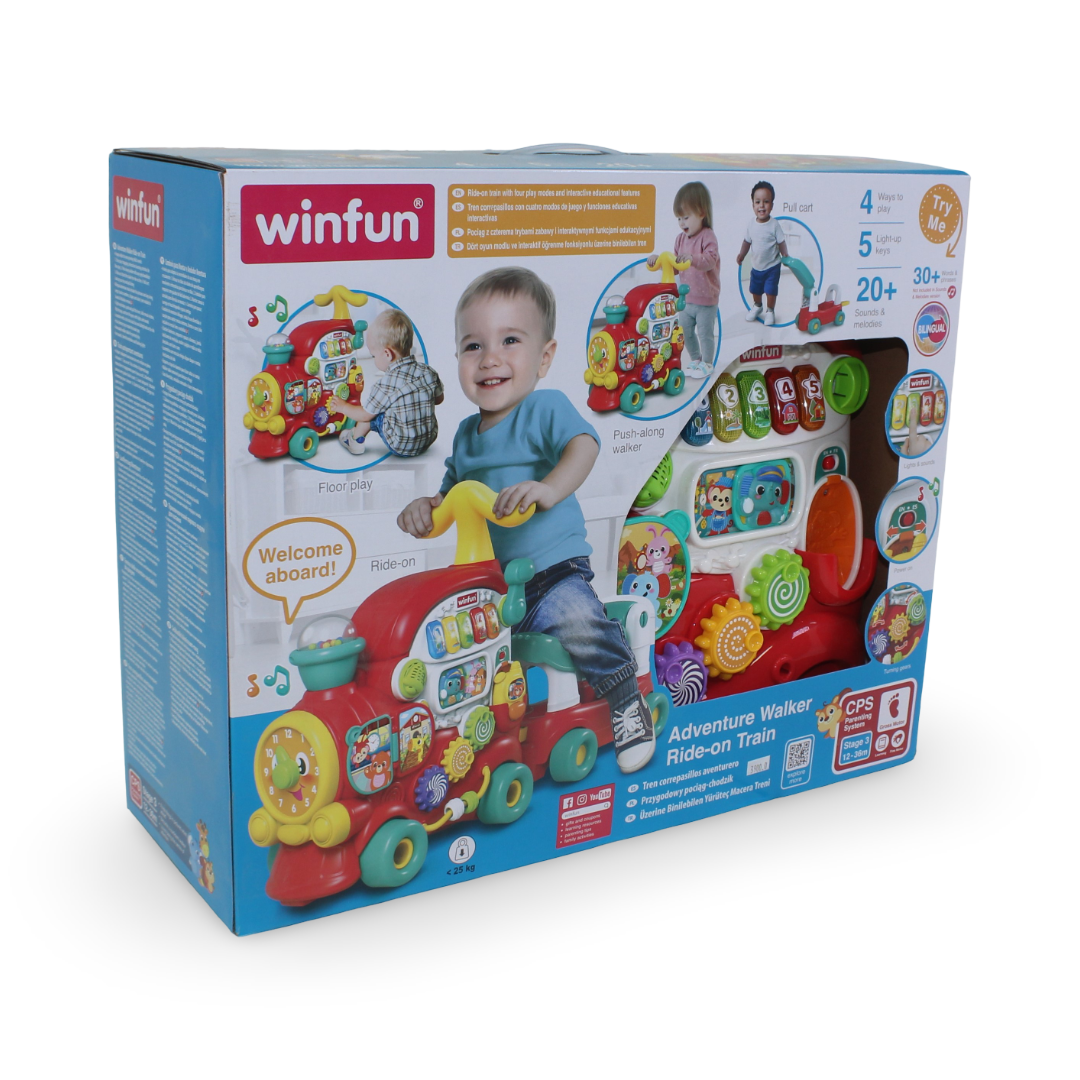 WinFun Adventure Walker Ride-On Train Toy