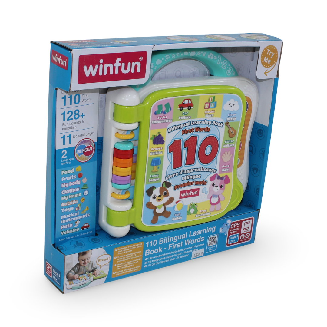 WinFun 110 Bilingual Learning Book – First Words
