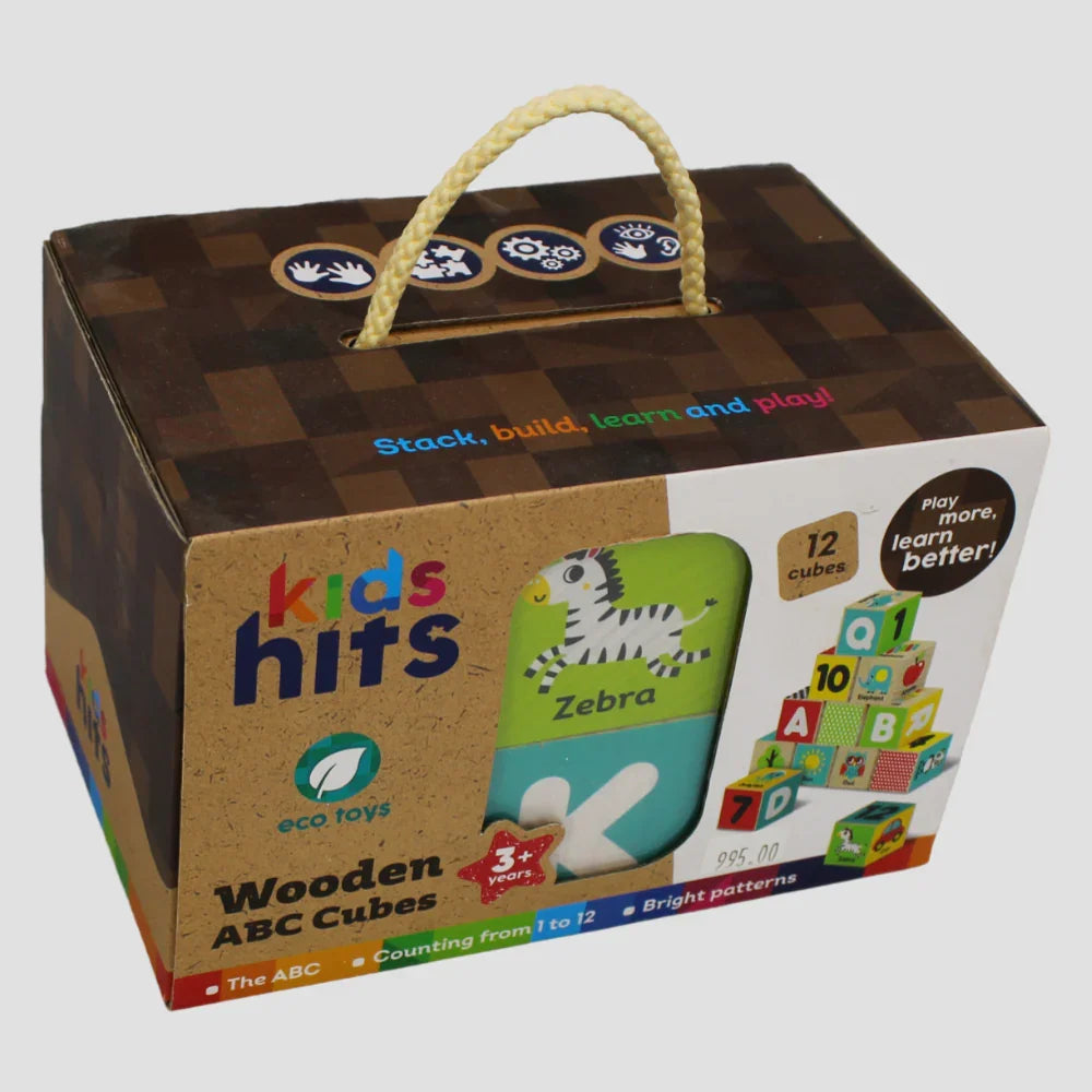 Wooden ABC Cubes – Stacking & Learning Fun!