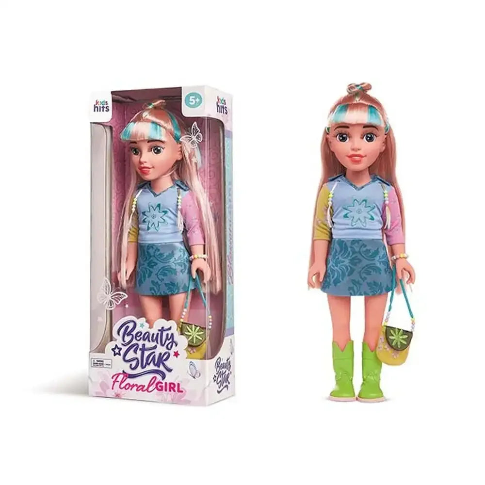 Kids Hits Beauty Star Floral Girl Doll - Toys