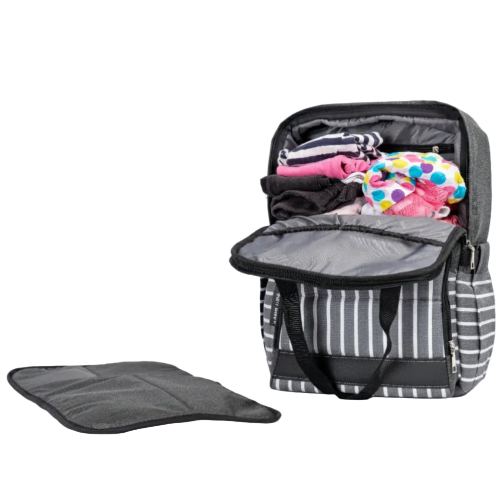 Petit Bebe Premium For Me Diaper Bag – Striped Print