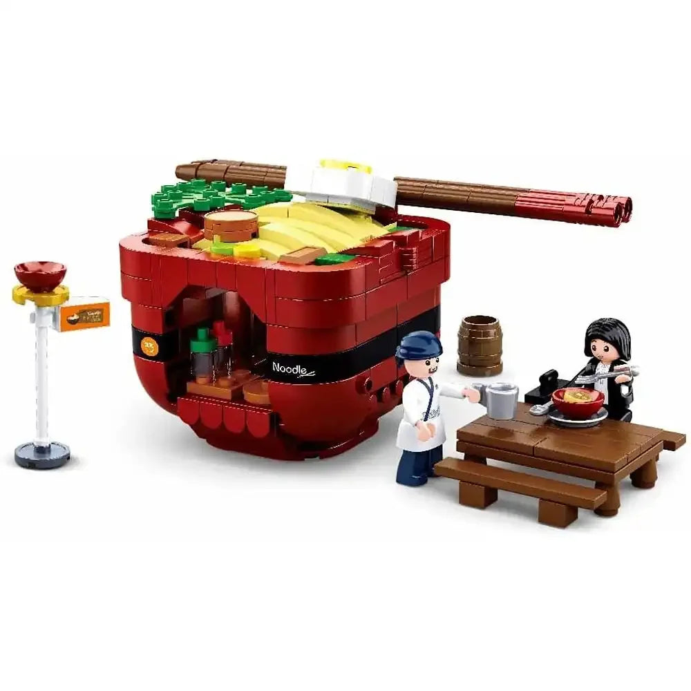 Sluban Food Court Noodle House Building Blocks Set - 345 Pcs