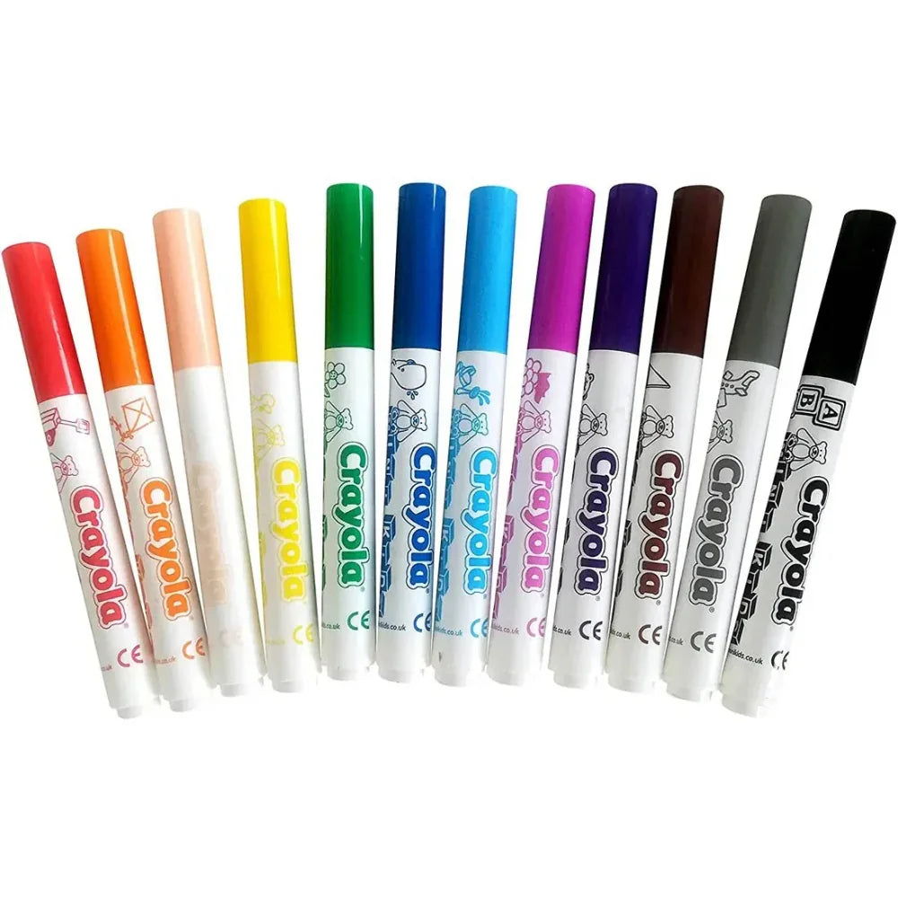 Crayola Mini Kids First Markers – 12 Colors
