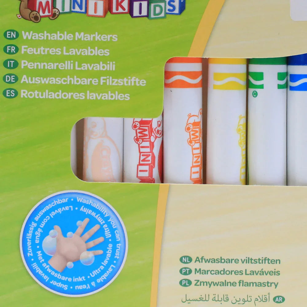 Crayola Mini Kids First Markers – 12 Colors