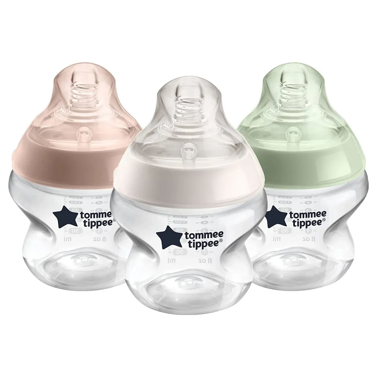 Pack Of 3 - Tommee Tippee Baby Bottles Slow Flow 150ml