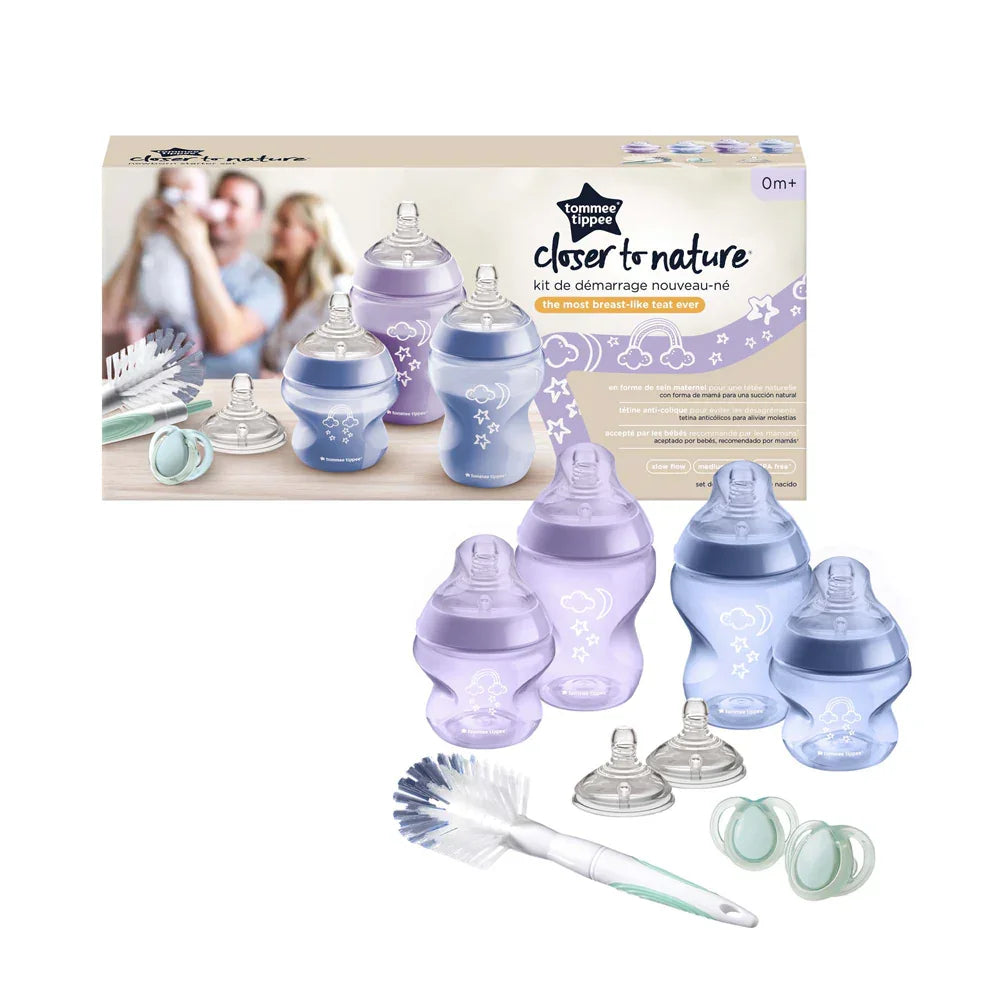 Tommee Tippee Closer to Nature Bottle Set – 9Pcs - Baby Essentials