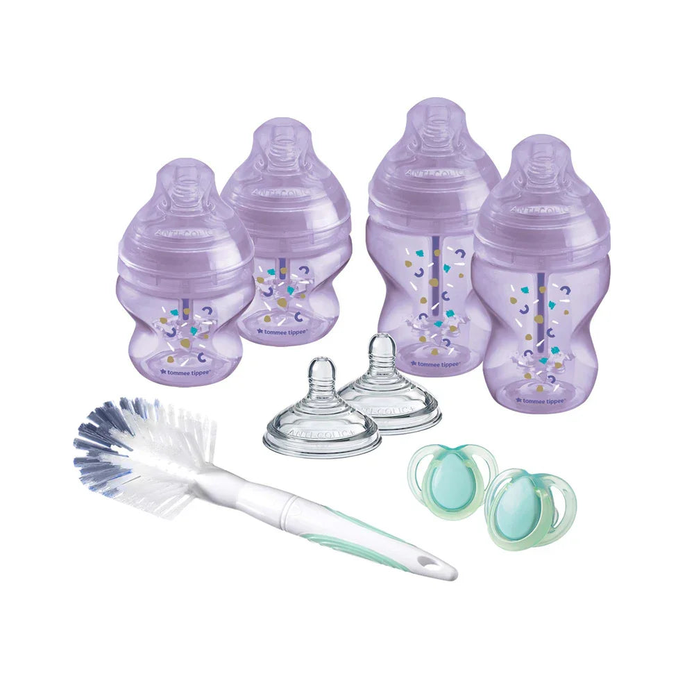 Tommee Tippee Anti-Colic Birth Kit – Purple