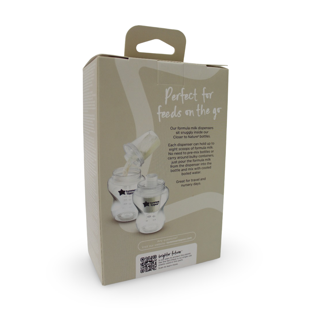 Tommee Tippee Closer to Nature Milk Powder Dispensers – Pack of 6