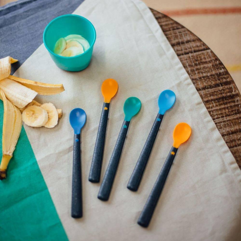 Pack of 5 - Tommee Tippee Softee Weaning Spoons 4m+