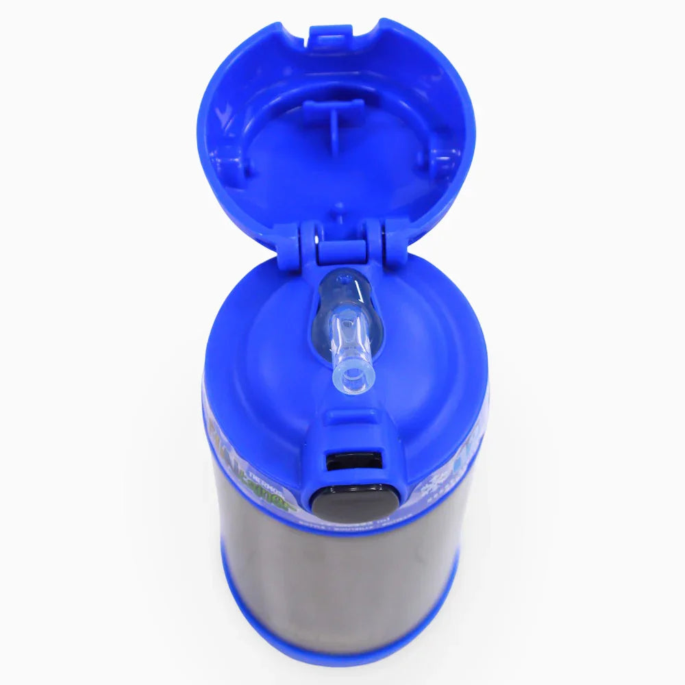 Thermos Funtainer Vacuum Insulated Straw Bottle - Smoke (355 ml)