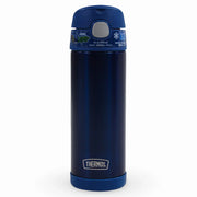 Thermos Funtainer Vacuum Insulated Straw Bottle - Navy (470 ml)