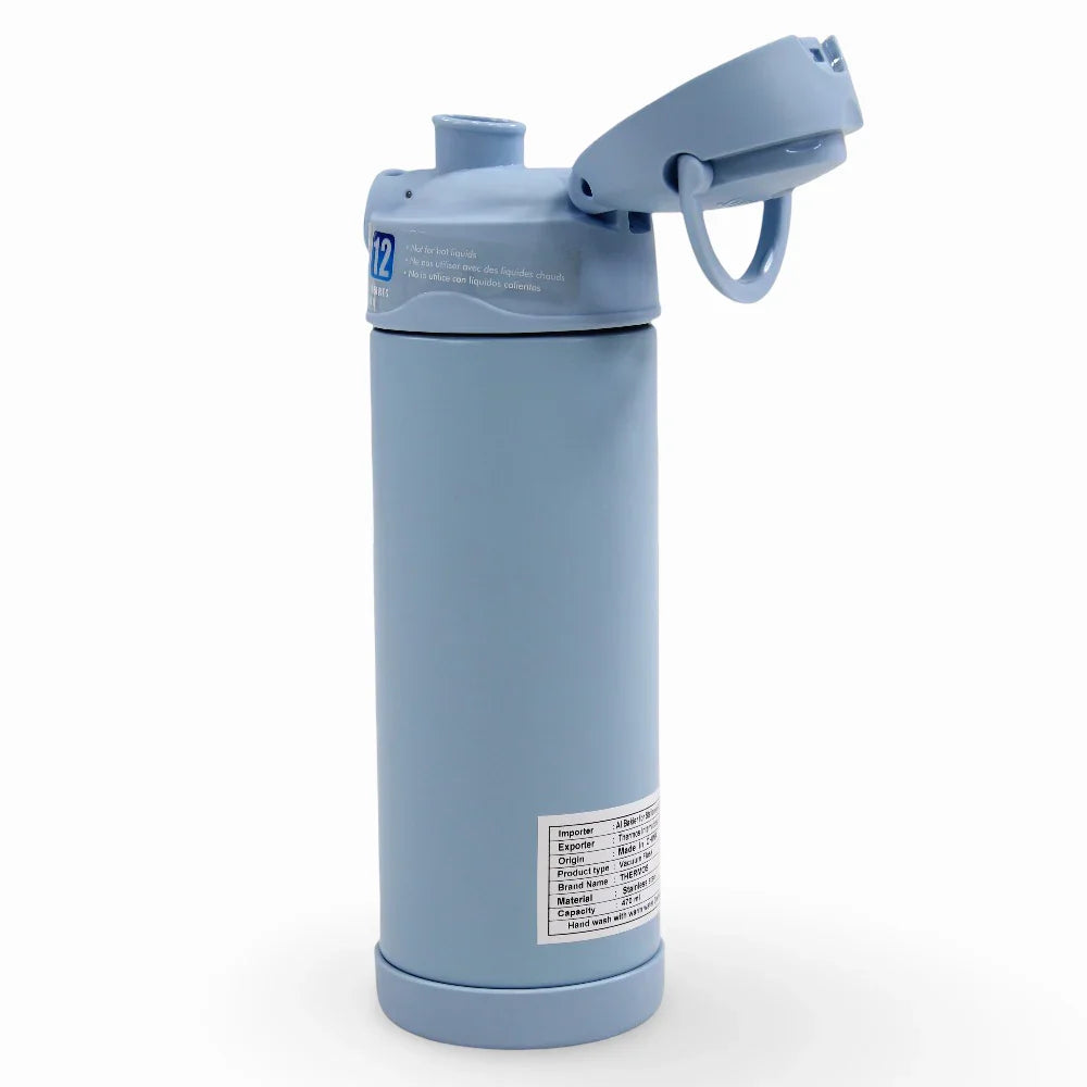 Thermos Funtainer Vacuum Insulated Straw Bottle - Glacier Blue (470 ml)