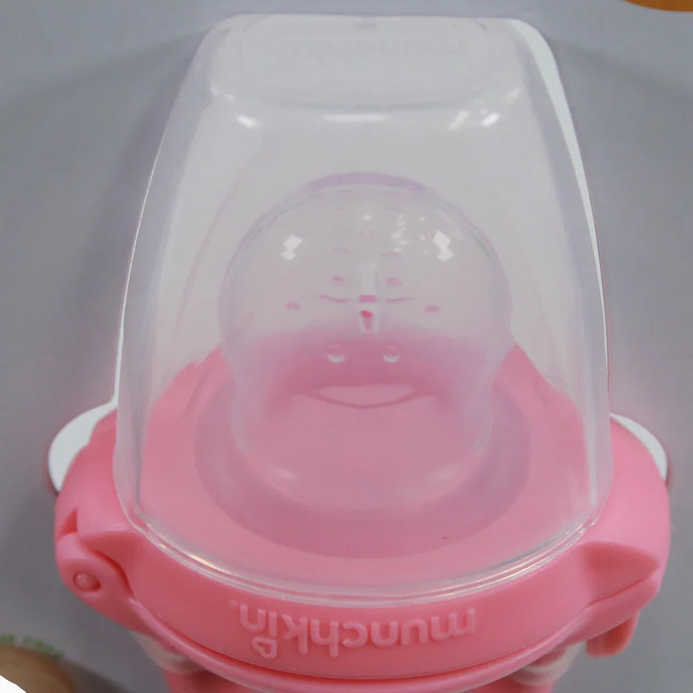 Munchkin Silicone Baby Food Feeder - Pink
