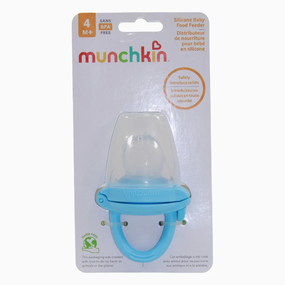 Munchkin Silicone Baby Food Feeder - Blue