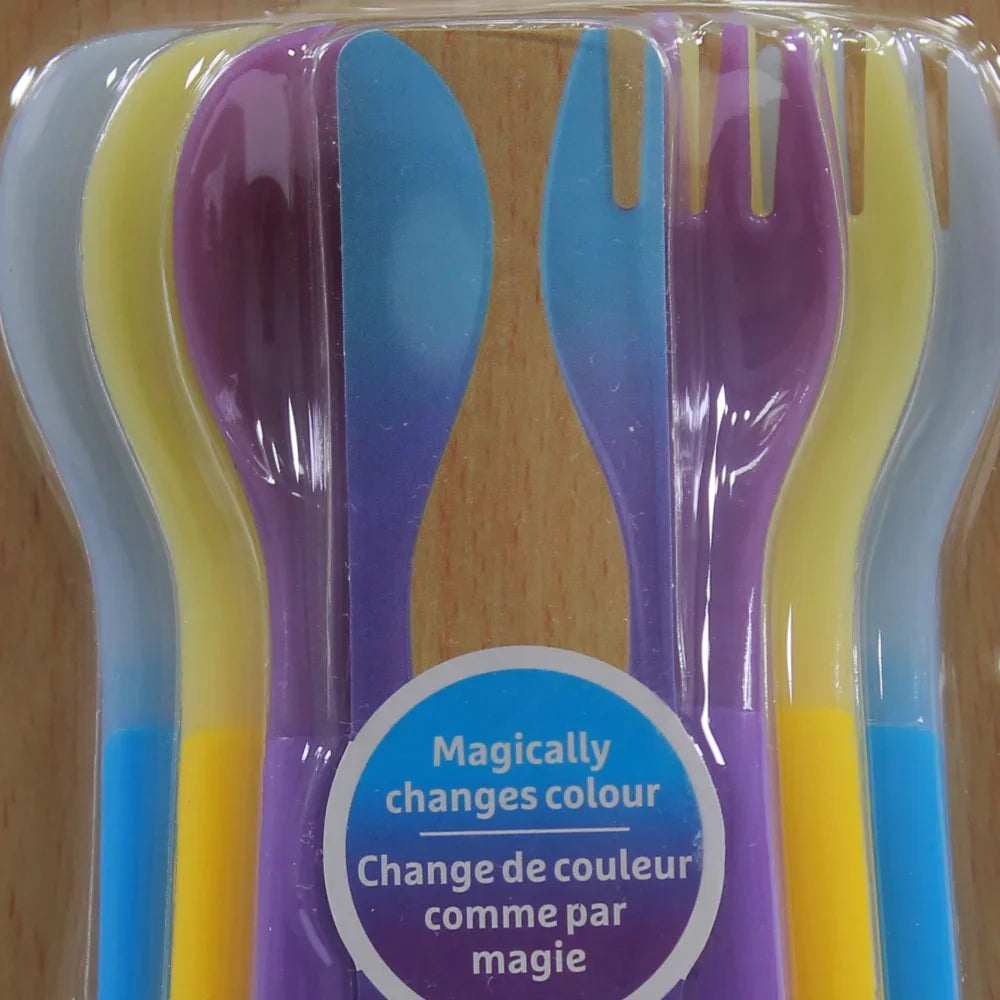 Color-Changing Toddler Utensils Set