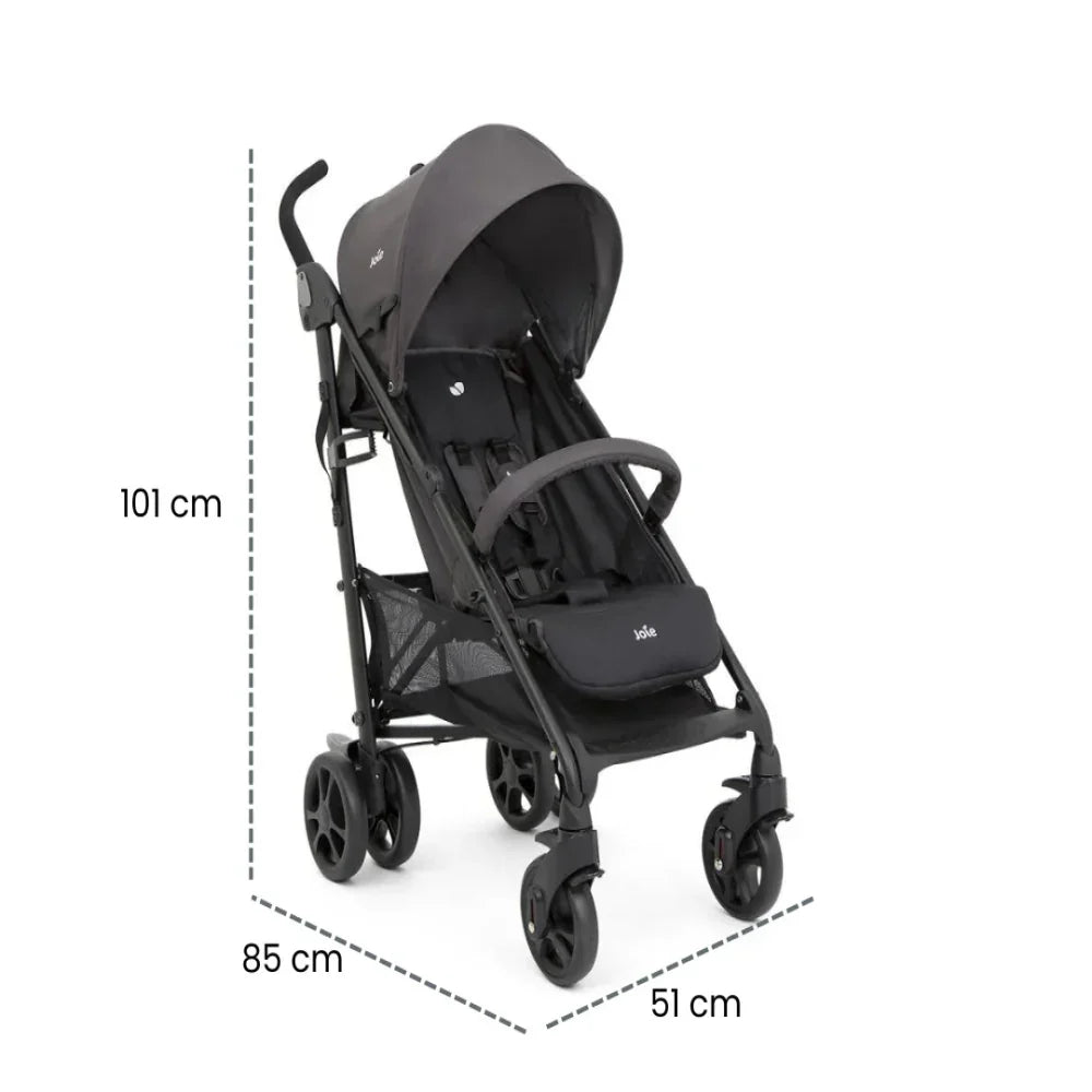 Joie Brisk LX Stroller – Lightweight & Compact (Ember)
