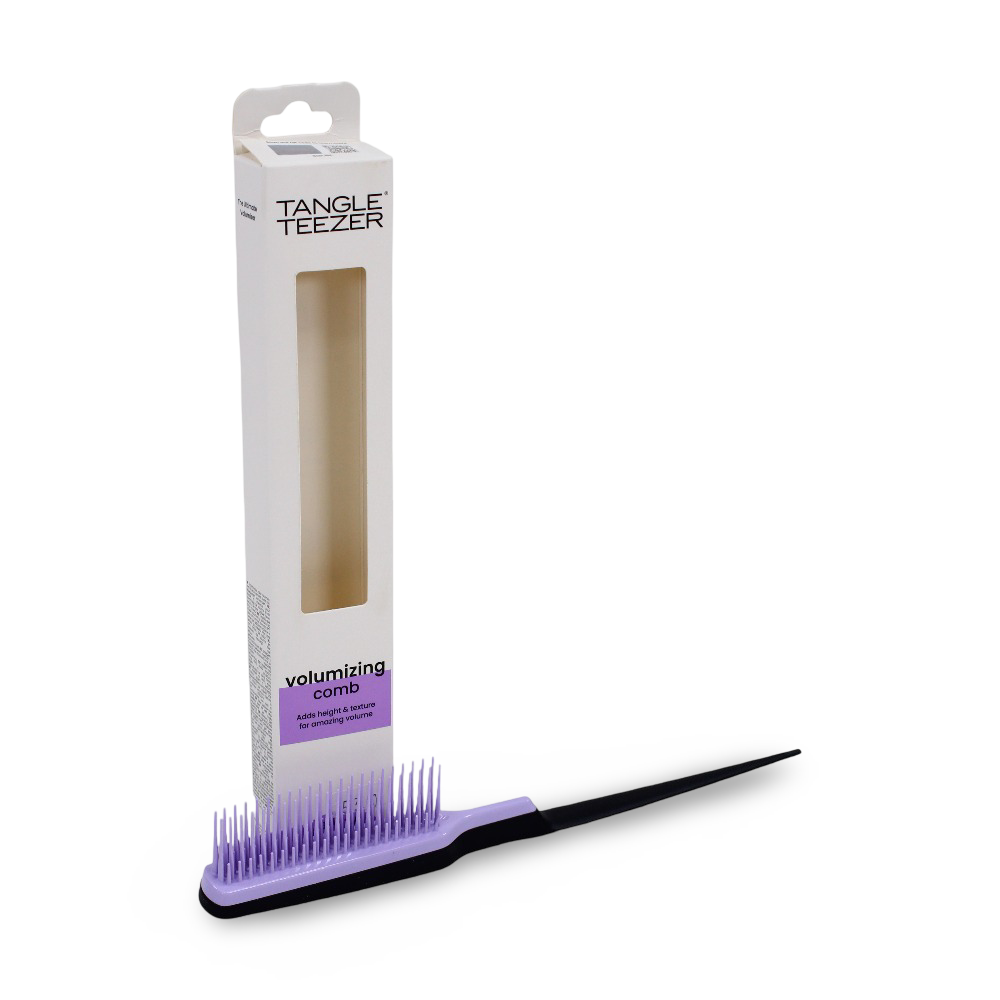 Tangle Teezer Volumizing Comb – أسود و أرجواني فاتح