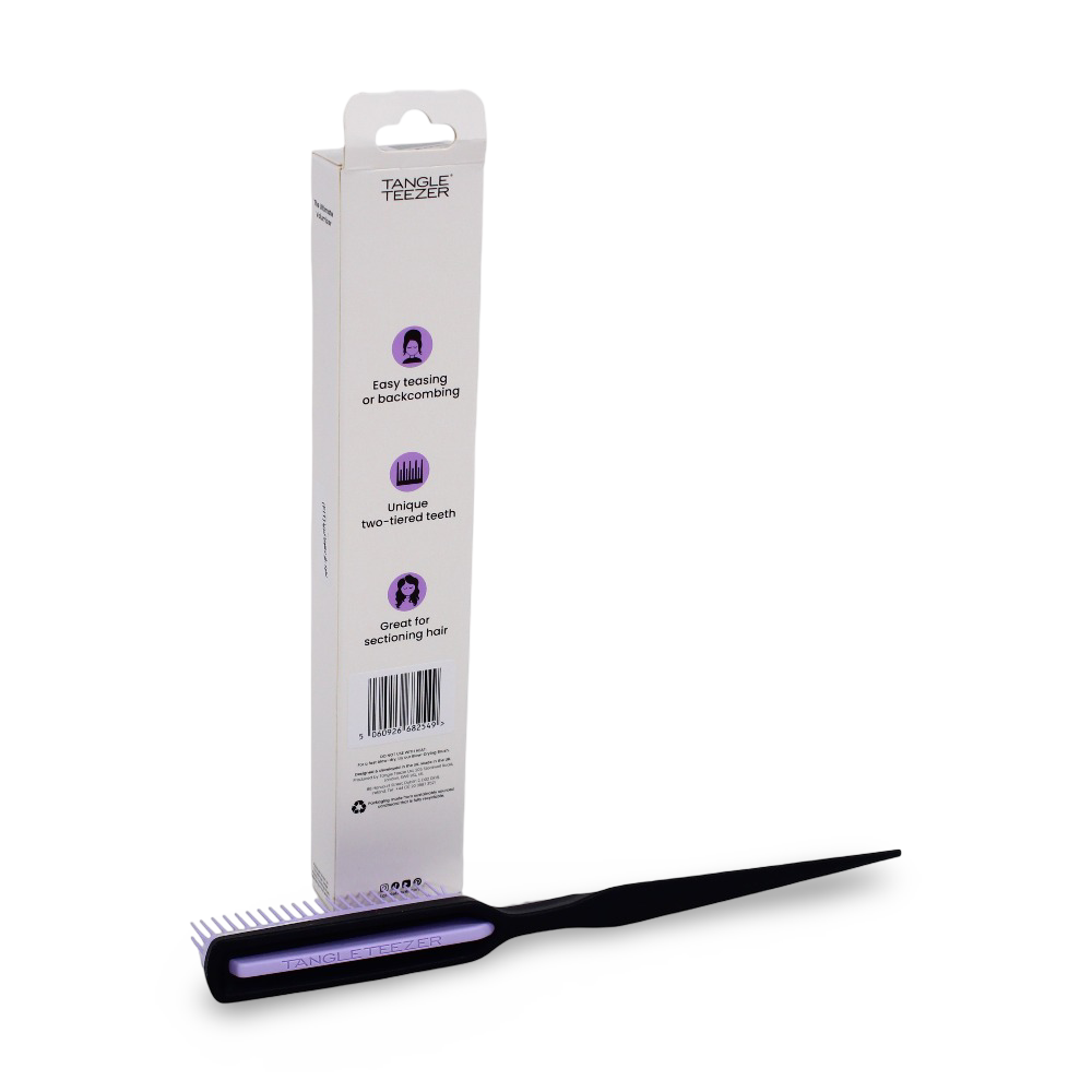 Tangle Teezer Volumizing Comb – أسود و أرجواني فاتح
