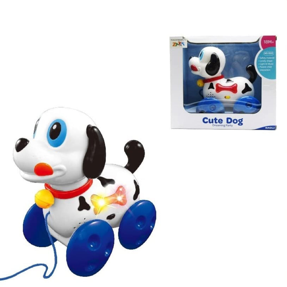Cute Dog Dreaming Party Pull-along Toy - Toys - OKO