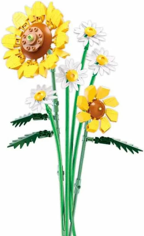 Sluban Flowers Sunflower Bricks Set - 329 Pcs
