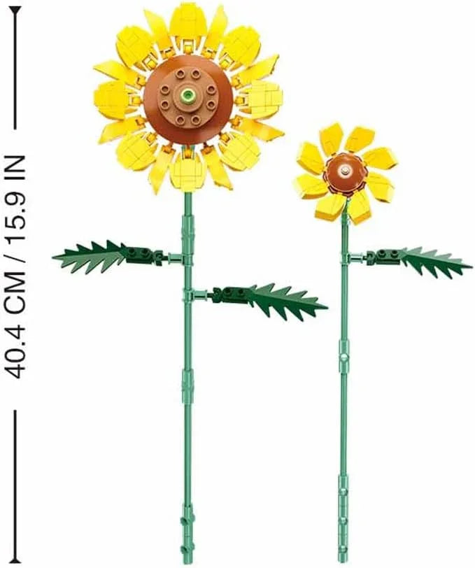 Sluban Flowers Sunflower Bricks Set - 329 Pcs