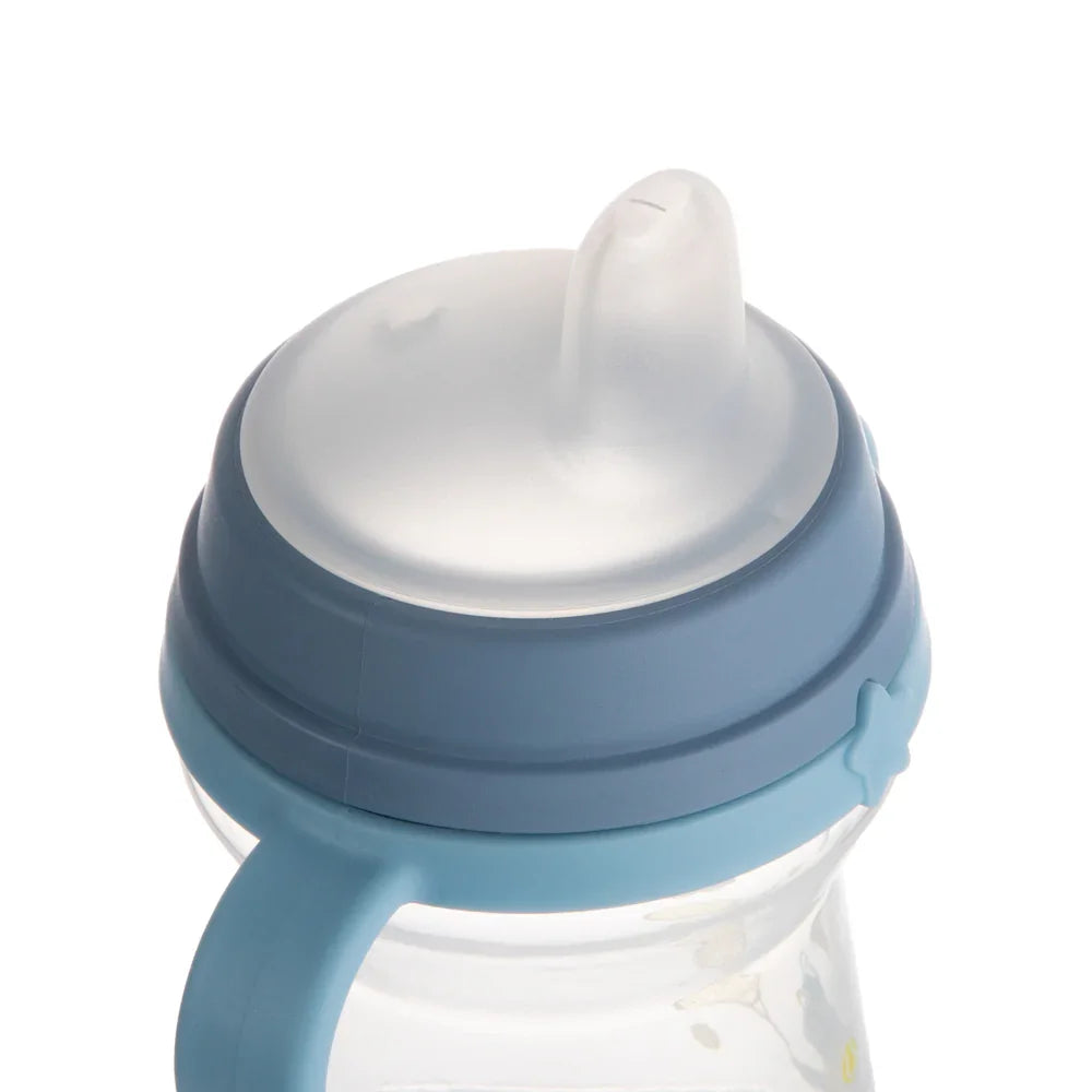 Canpol Babies Bonjour Paris First Cup with Silicone Spout 250ml – 6m+ (Blue)