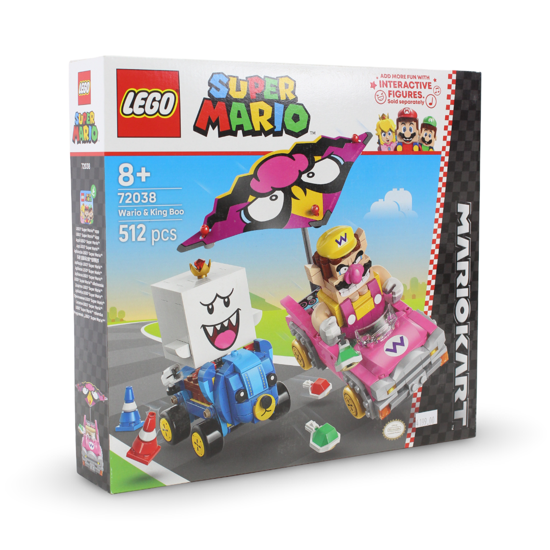 Lego Super Mario Mario Kart: Wario & King Boo Set – 512 Pcs