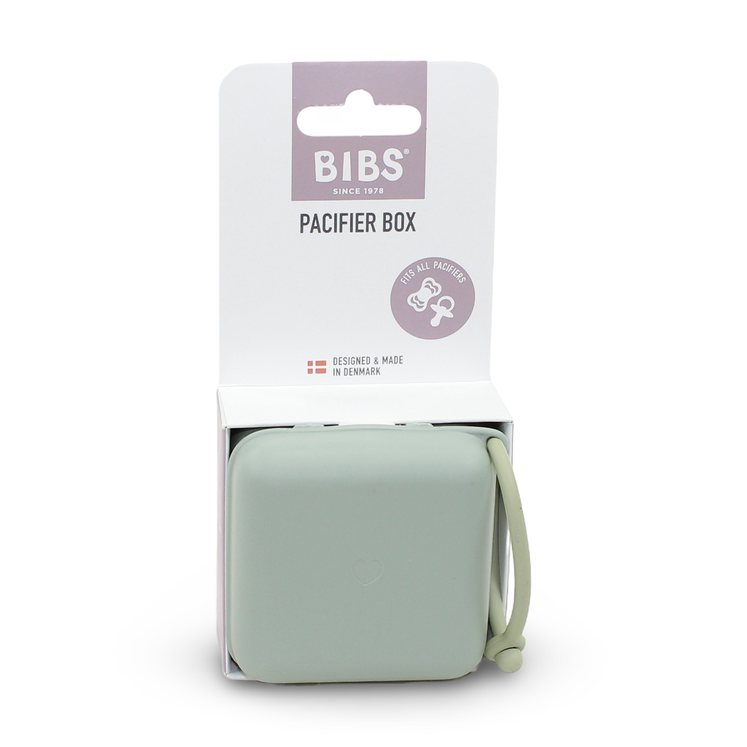 BIBS Pacifier Box – Sage - Baby Essentials
