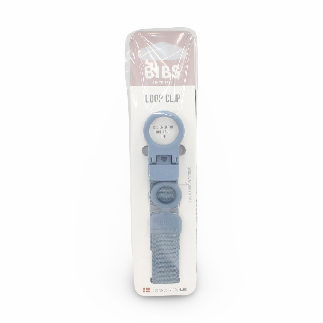 BIBS Pacifier Clip Loop – Petrol - Baby Essentials