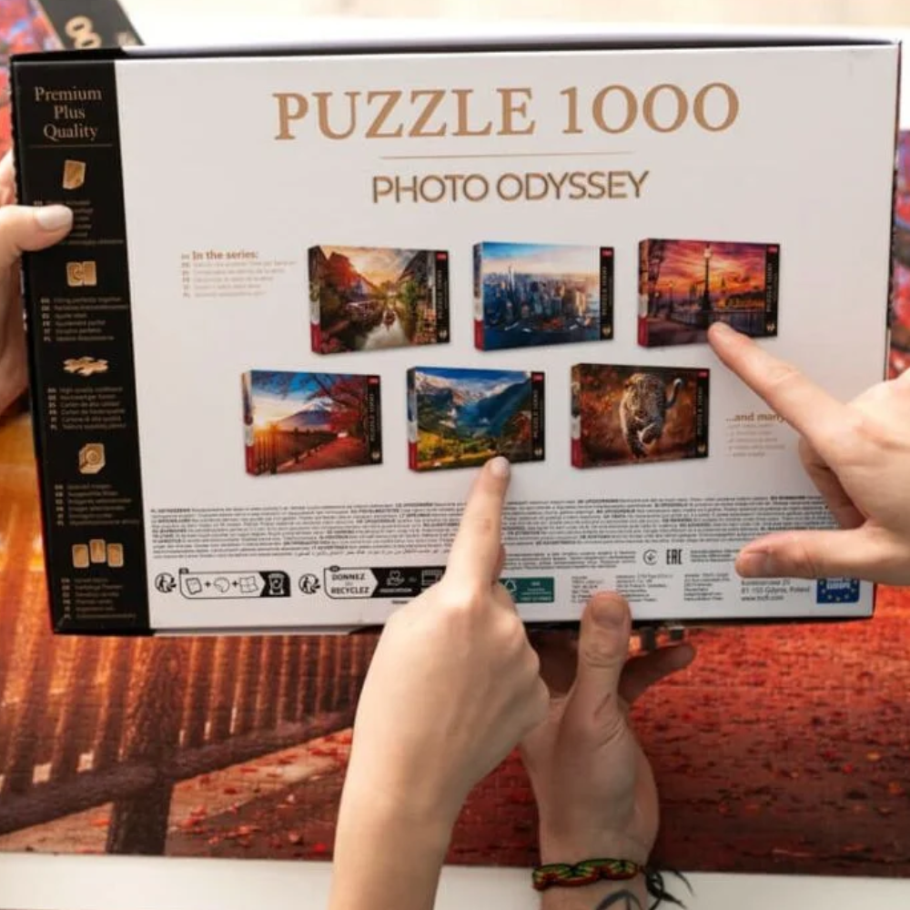 Trefl Puzzle Premium Plus Quality – Eiffel Tower in Paris France 1000 Pcs