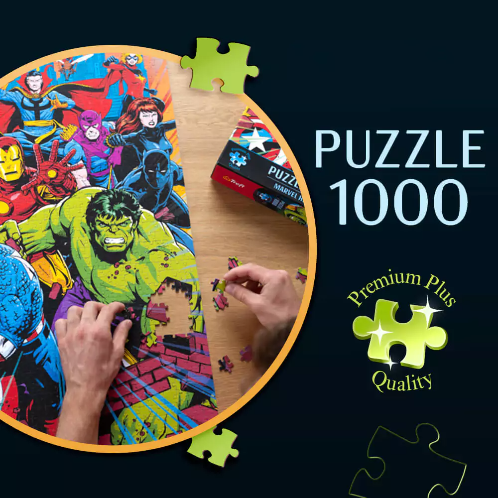 Trefl Puzzle Premium Plus Quality – Marvel X-Men Team 1000 Pcs