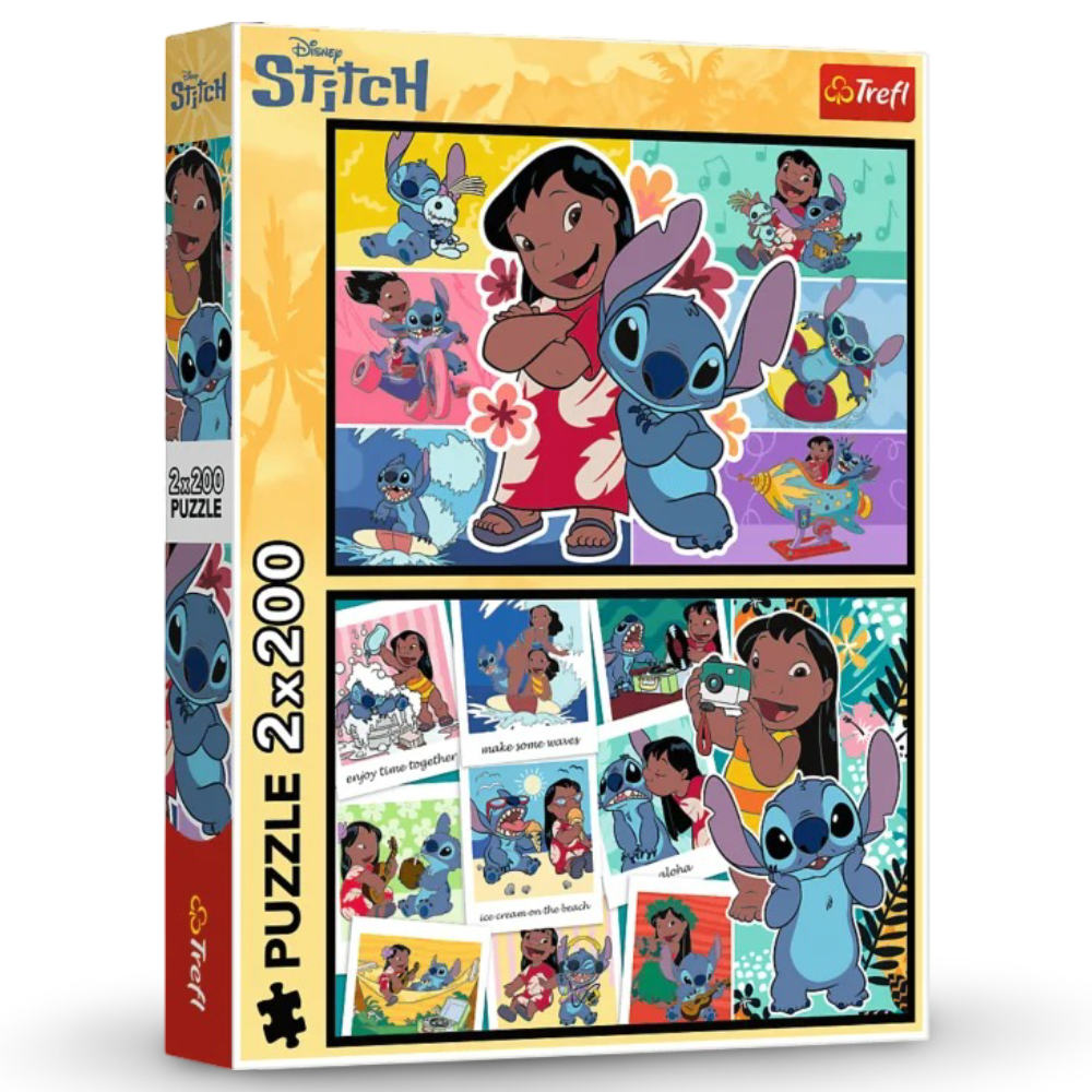 Trefl Puzzle Lilo & Stitch – 2x200 - Toys
