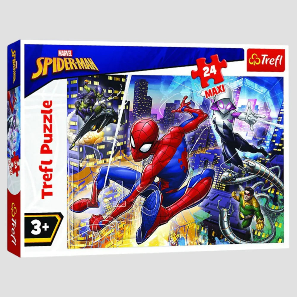 Trefl 24 Maxi Puzzle - Fearless Spider-Man - Toys