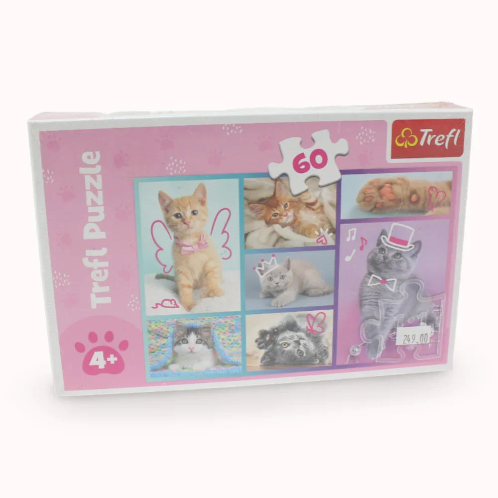 Trefl Cute Cats Puzzle - 60 Pcs - Toys