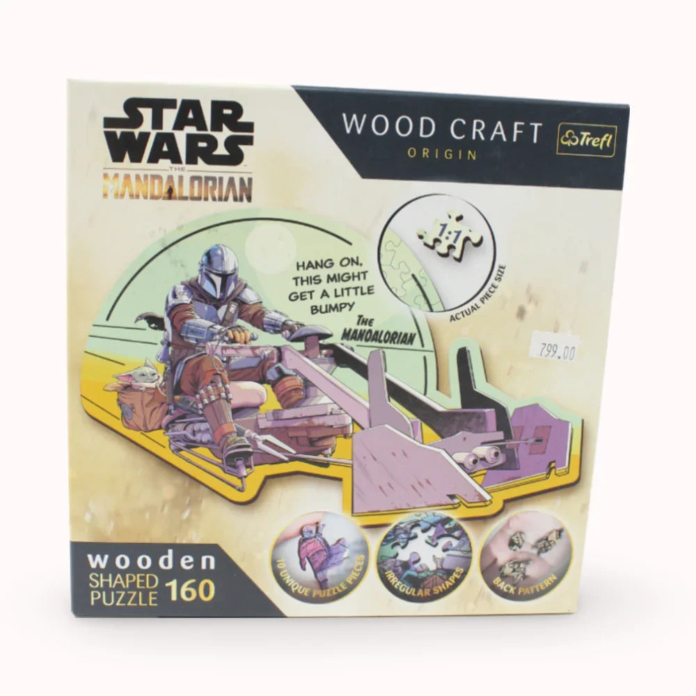Trefl The Mandalorian - Reunite Wooden Puzzle - 160 Pcs