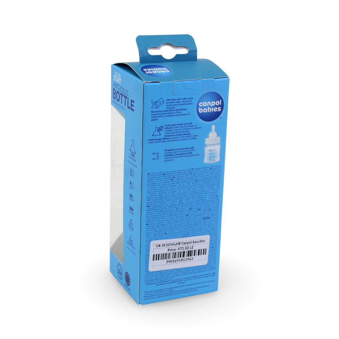 Canpol Babies Easy Start Anti-Colic Bottle 240ml 3m+