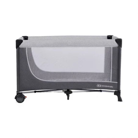 Kinderkraft Camping Bed Leody with Accessories – Gray