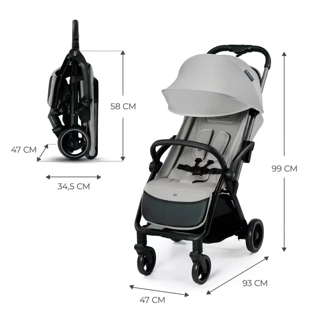 Kinderkraft Apino Stroller - Light Grey